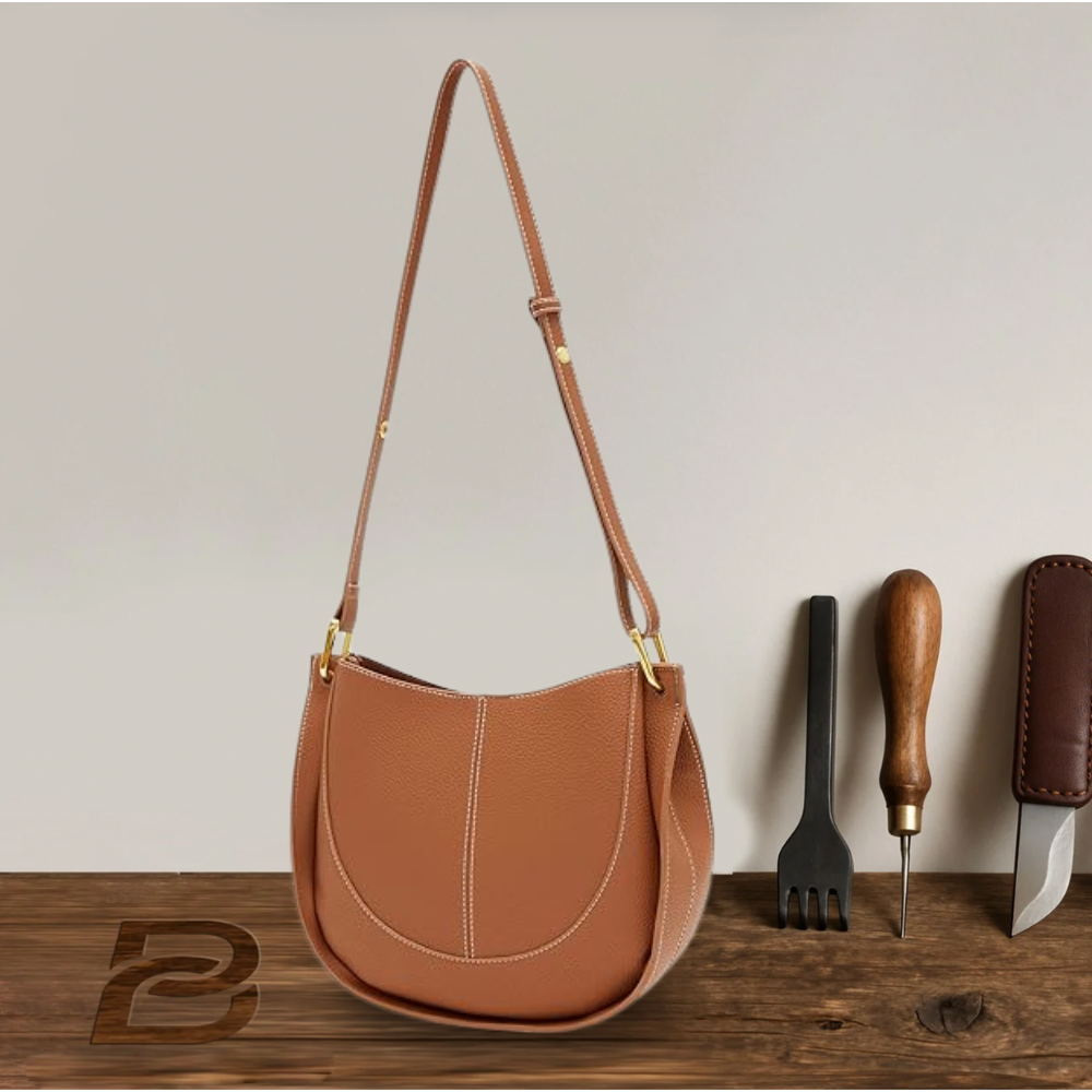 BERK | Crossbody aus weichem, gemustertem Leder