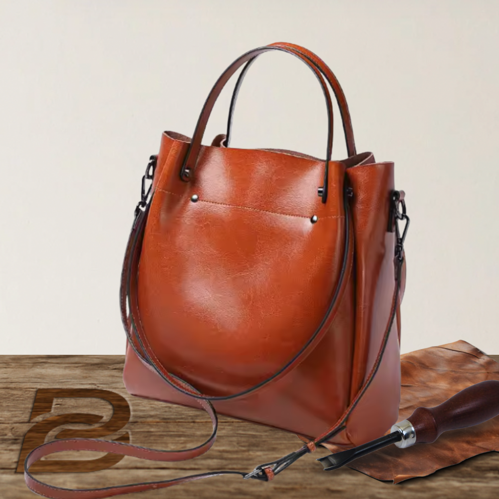 BERK | Elegante Zwei-Wege-Tasche aus echtem Leder