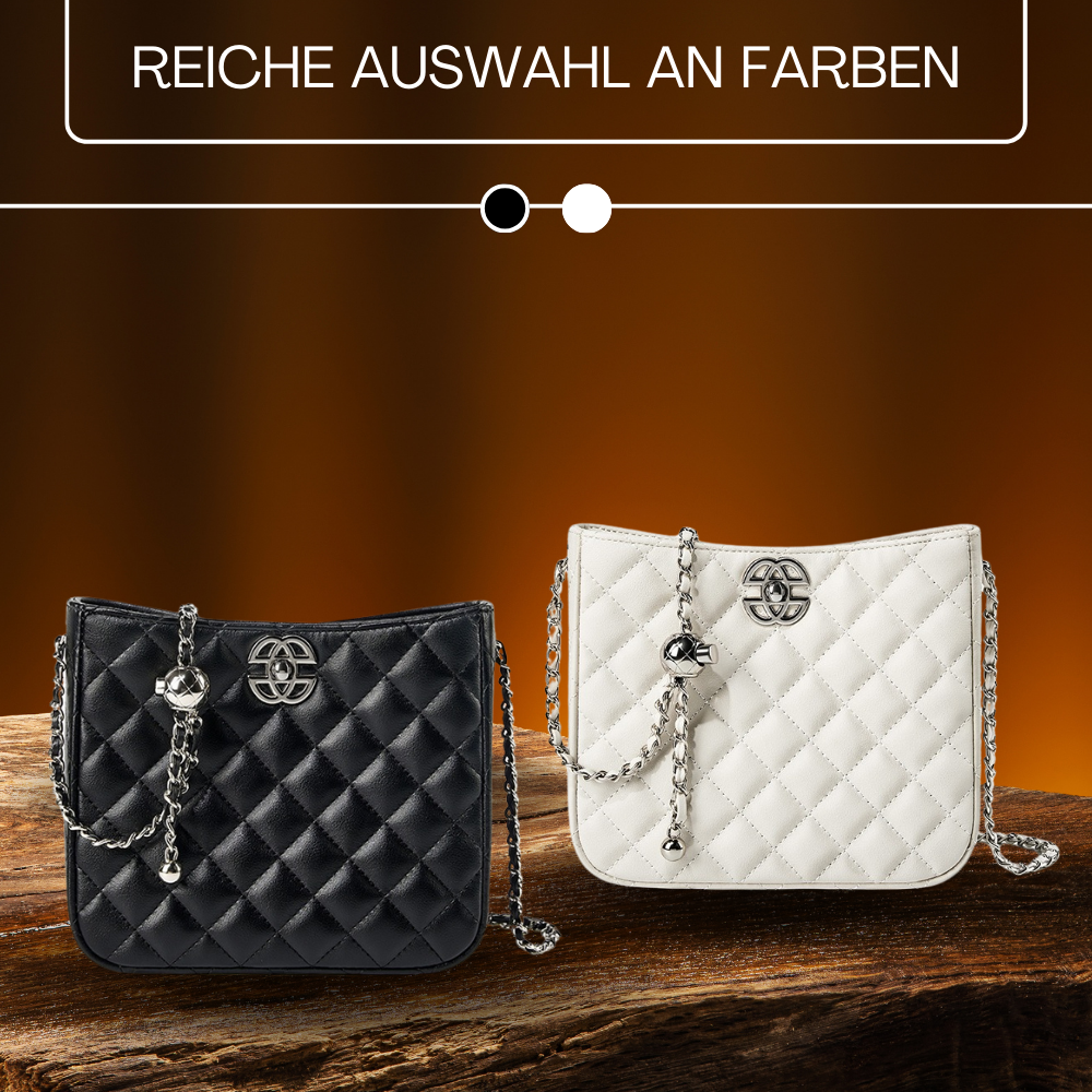 BERK | Elegante Ledertasche im Diamant-Stil