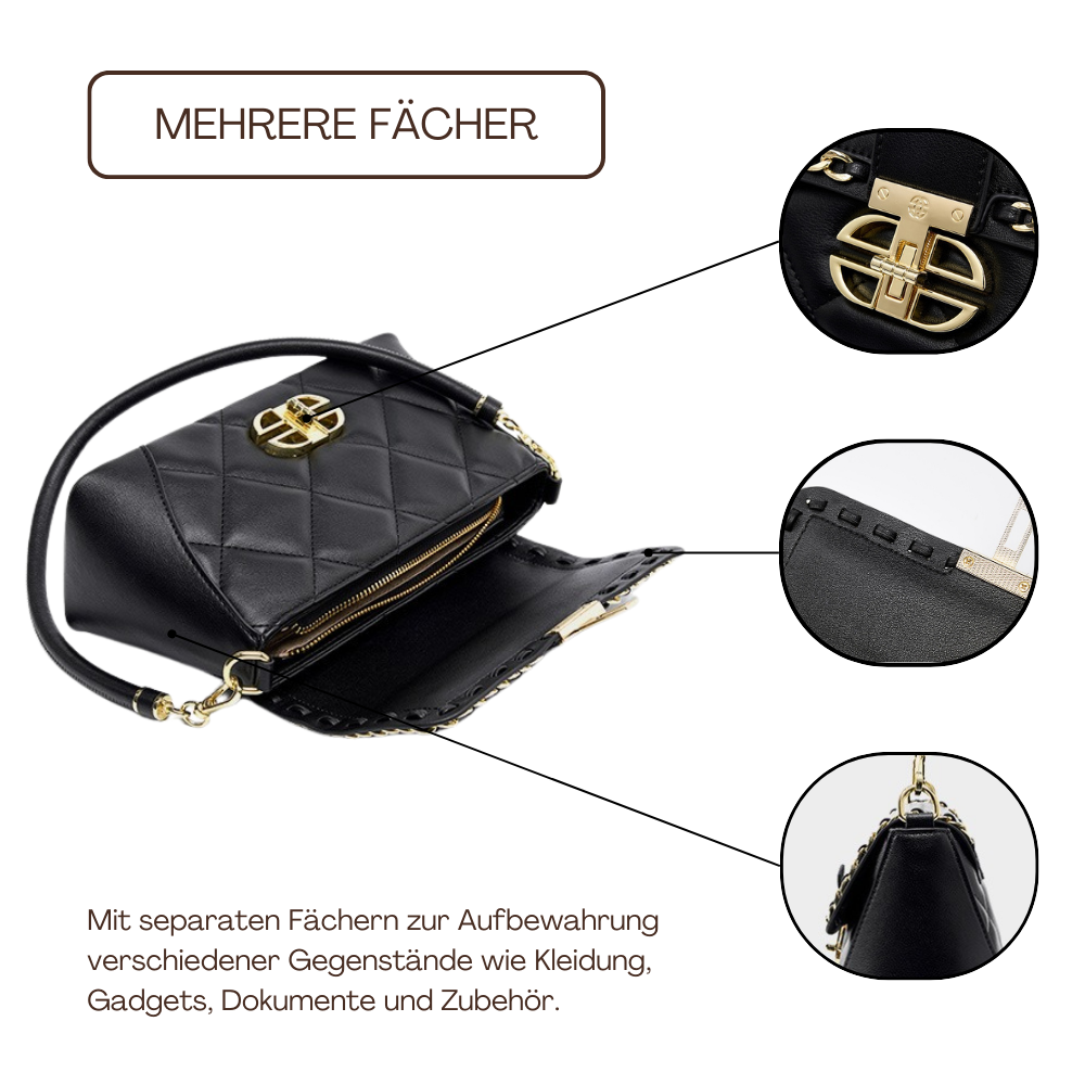 BERK | Mini Umschlag Leder Umhängetasche