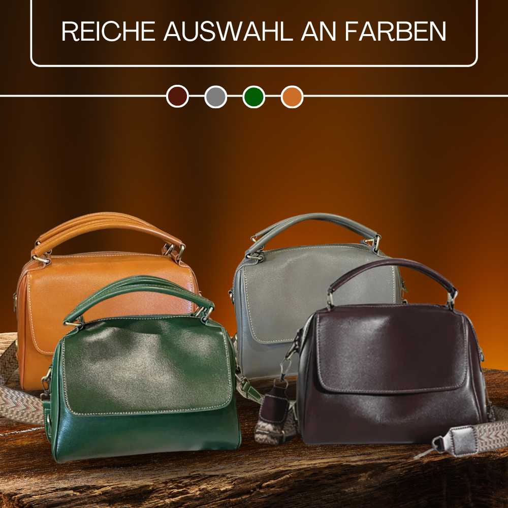 BERK | Vintage Umschlag Leder Umhängetasche