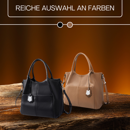 BERK | Elegante Leder-Tote-Tasche mit großem Fassungsvermögen