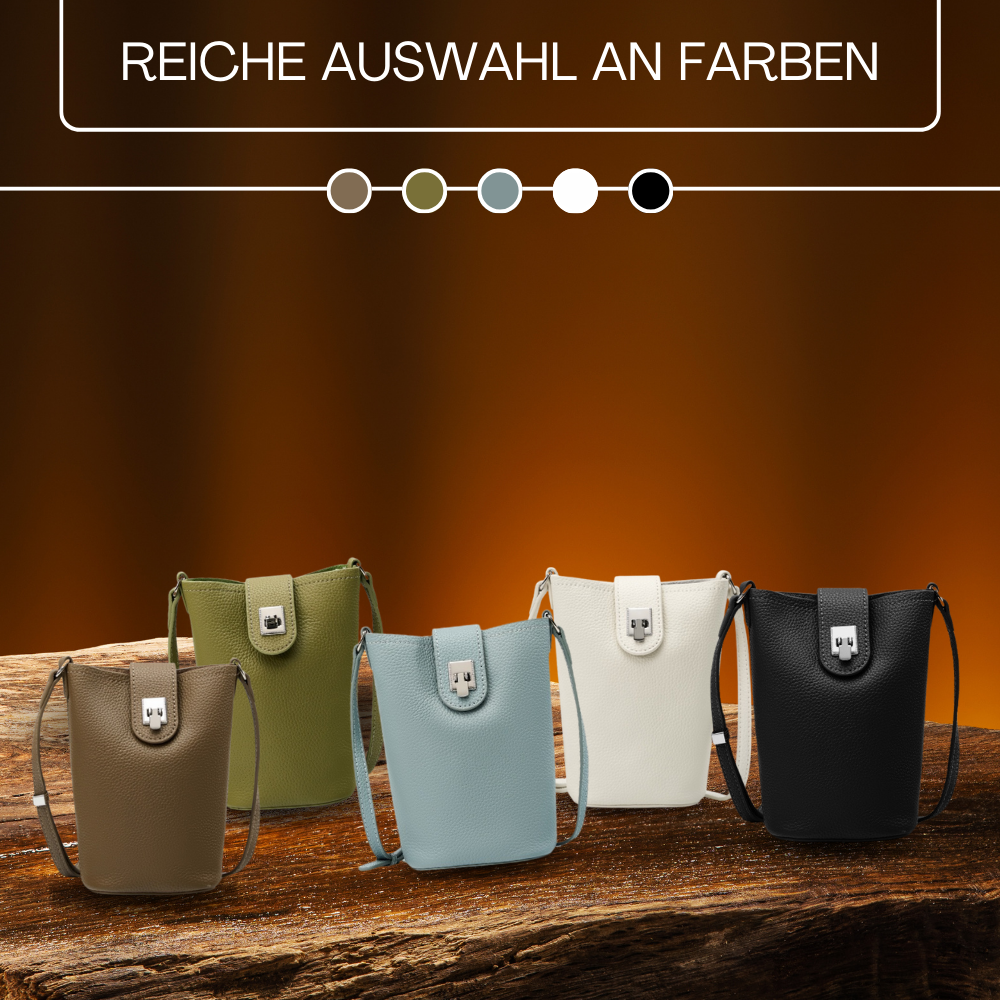 BERK | Vertikale Crossbody-Tasche aus Leder
