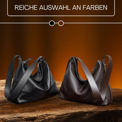 BERK | Echtes Leder Lazy Tote Umhängetasche