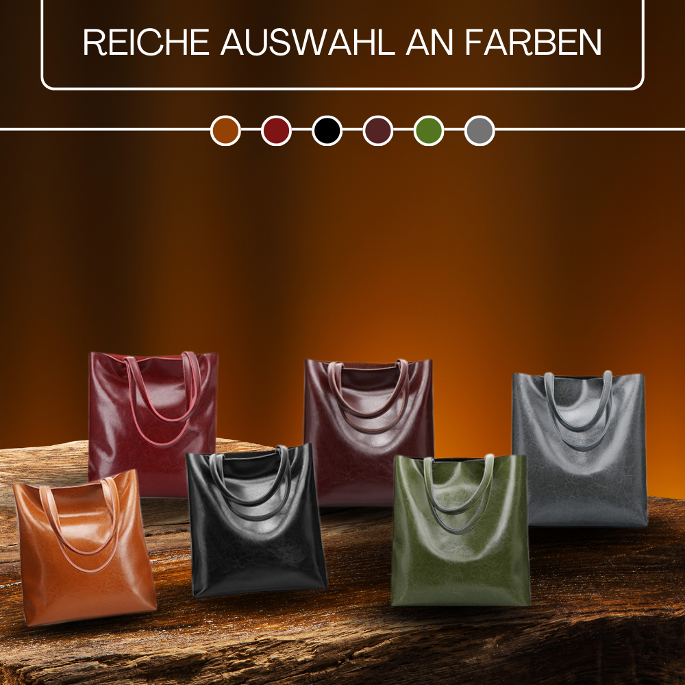 BERK | Glattledertasche mit großem Fassungsvermögen
