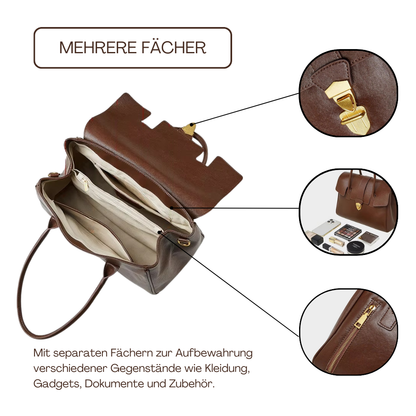 BERK | Klassische geräumige Cabrio-Handtasche