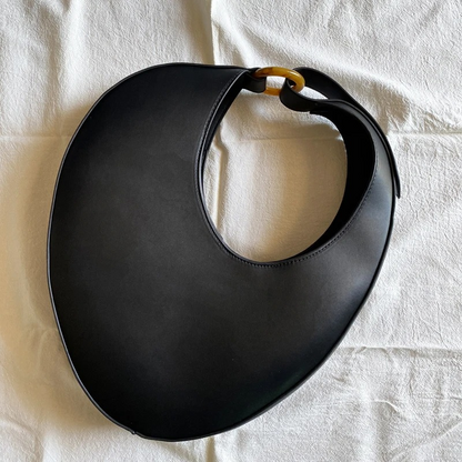 BERK | Schlichte einfarbige Hobo-Tasche