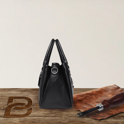 BERK | Luxuriöse Handtasche aus weichem Leder