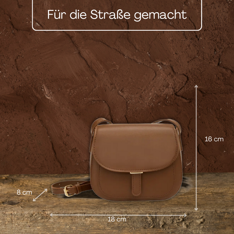 BERK | Retro Saddle Crossbody Tasche