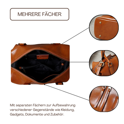 BERK | Mittelgroße Schulranzen im Vintage-Design