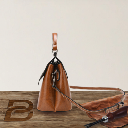 BERK | Eleganter Schulranzen aus Glattleder