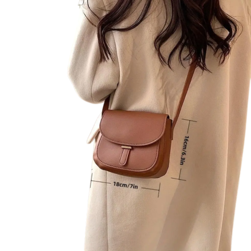 BERK | Retro Saddle Crossbody Tasche