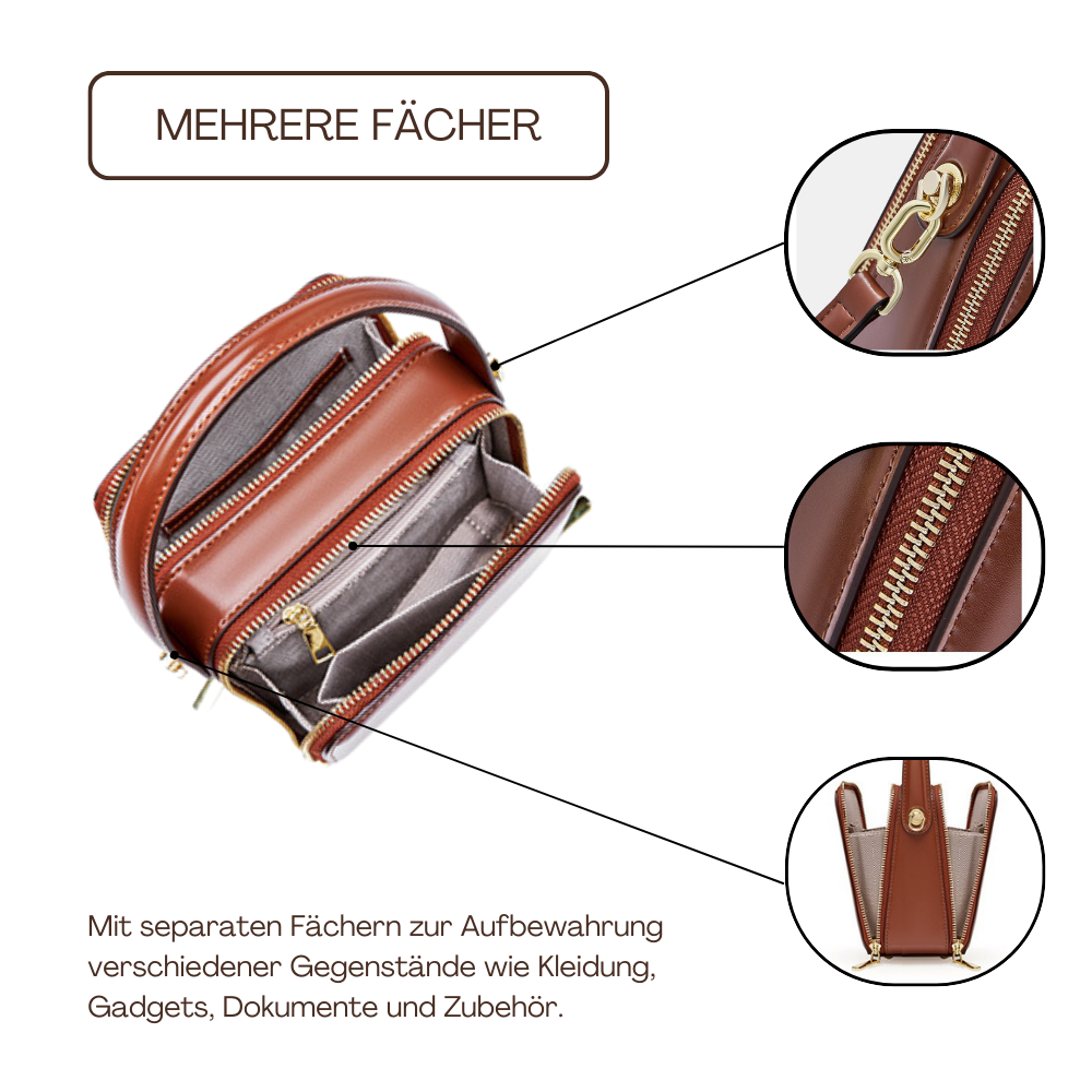 BERK | Strukturierte, minimalistische Crossbody-Tasche