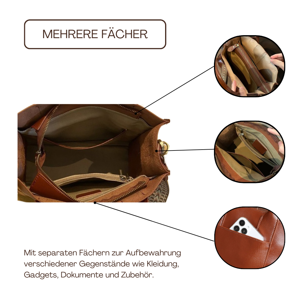 BERK | Klassische Lederhandtasche