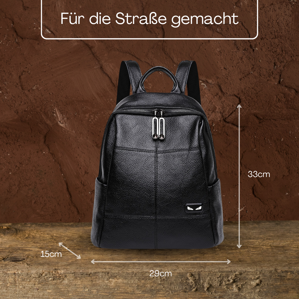 BERK | Laptop-sicherer Lederrucksack
