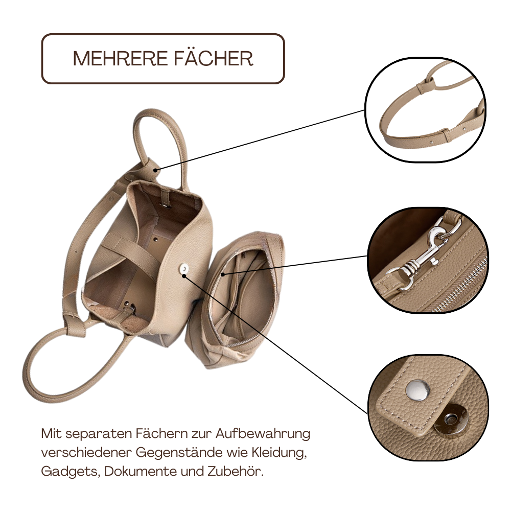 BERK | Top Design Echtleder Korb Tasche