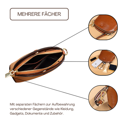 BERK | Strukturierte Mini-Lederumhängetasche