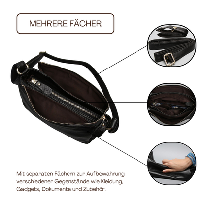 BERK | Simply Chic Leder Zwei-Wege-Tasche