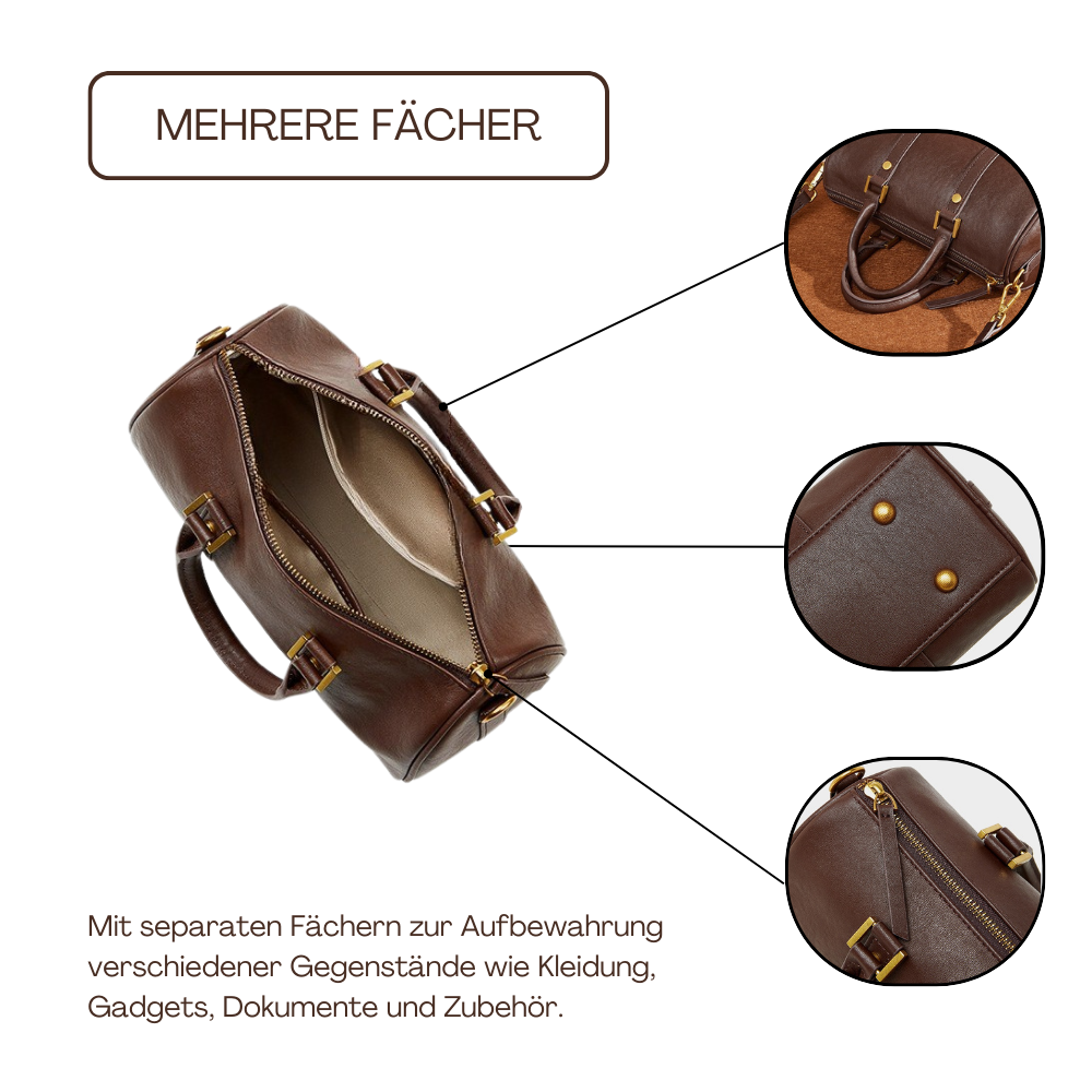 BERK | Maillard Vintage Handtasche aus echtem Leder