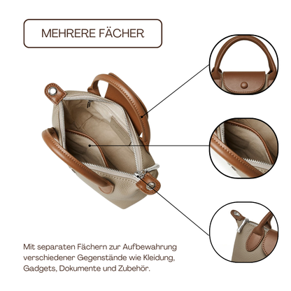 BERK | Trendiges klassisches Design Lederhandtasche
