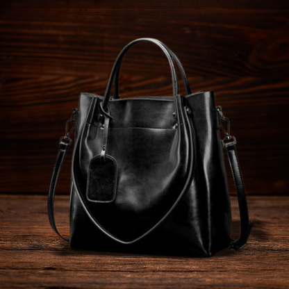 BERK | Geräumige handgefertigte Echtledertasche