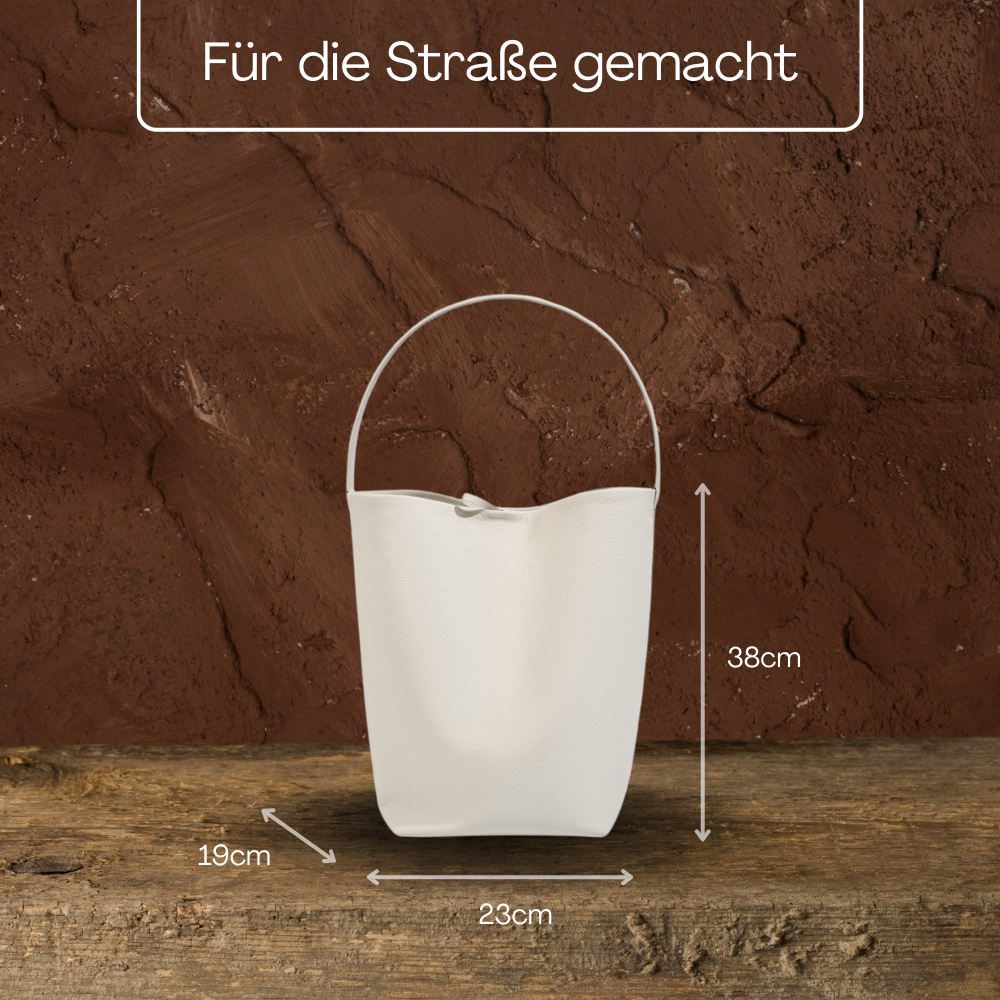 BERK | Eimertasche aus Leder im Lazy-Style