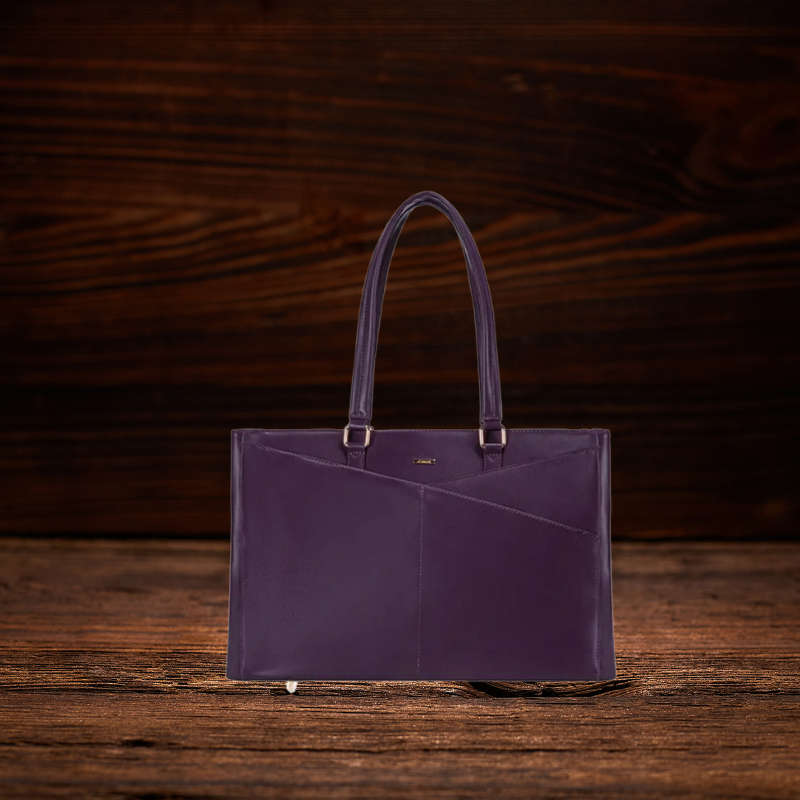 BERK | Elegante lila Laptop-Tasche