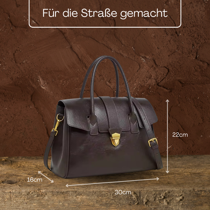 BERK | Klassische geräumige Cabrio-Handtasche
