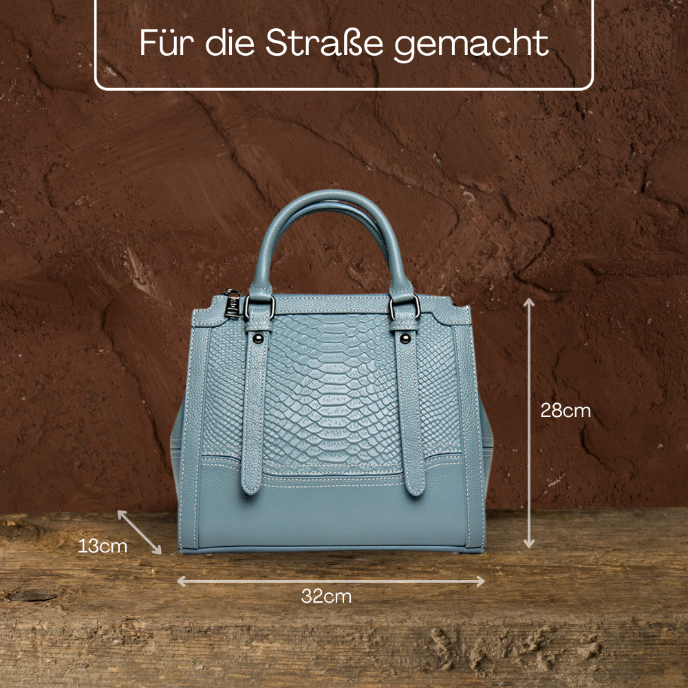BERK | Elegante Tasche aus strukturiertem Leder