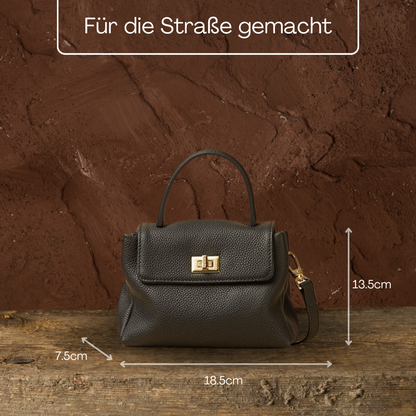 BERK | Mini Luxe Top Handle Ledertasche