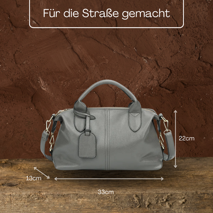BERK | Weiche Narbung Elegante Ledertasche