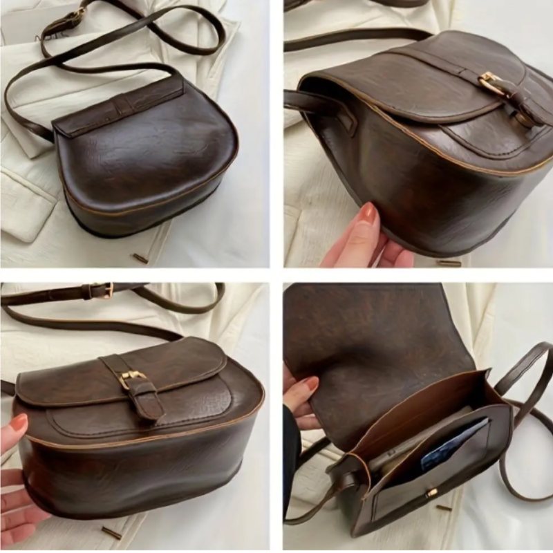 BERK | Classic Saddle Crossbody Tasche
