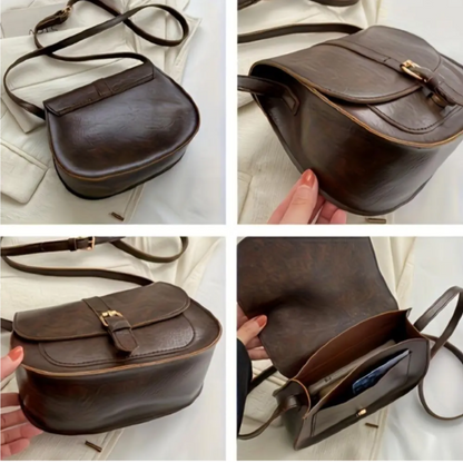 BERK | Classic Saddle Crossbody Tasche