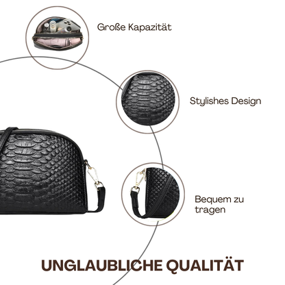 BERK | Mini-Crossbody-Tasche mit Kroko-Muster