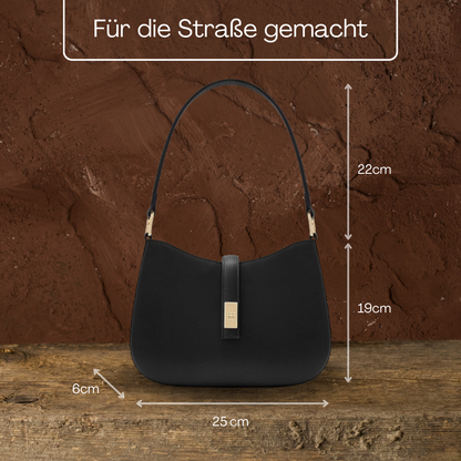 BERK | Elegante Umhängetasche aus Glattleder