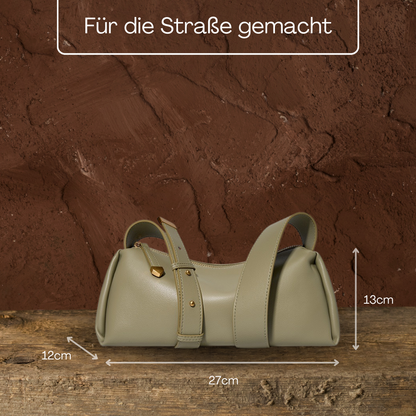 BERK | Baguette Umhängetasche aus echtem Leder