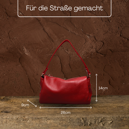 BERK | Simply Chic Leder Zwei-Wege-Tasche