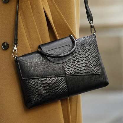 BERK | Luxus-Tasche mit Kroko-Prägung
