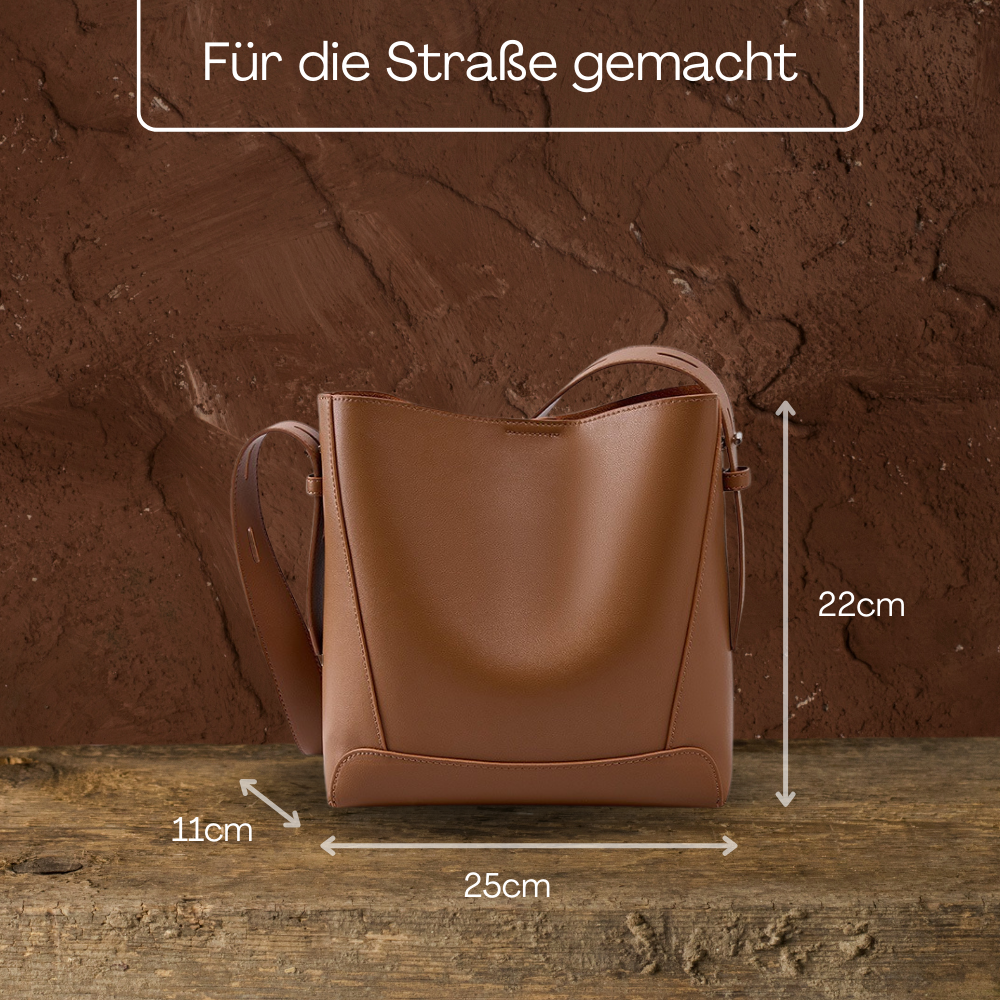 BERK | Soft Slouchy Leder Umhängetasche