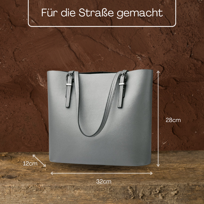 BERK | Klassische und elegante Tote Bag aus Leder
