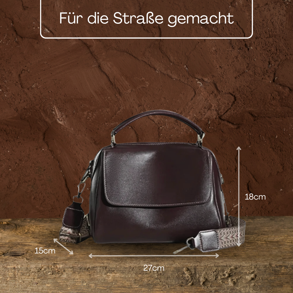 BERK | Vintage Umschlag Leder Umhängetasche