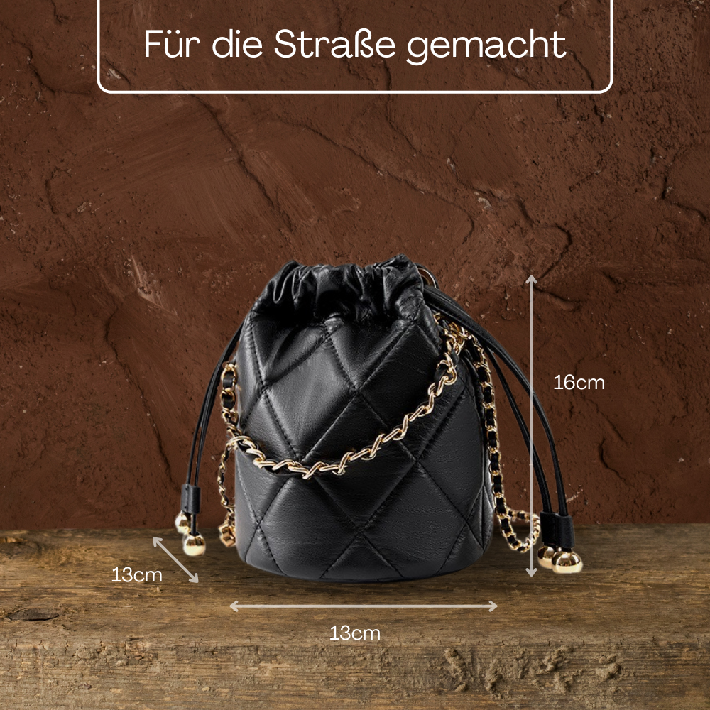 BERK | Drawstring Chain Lederrucksack