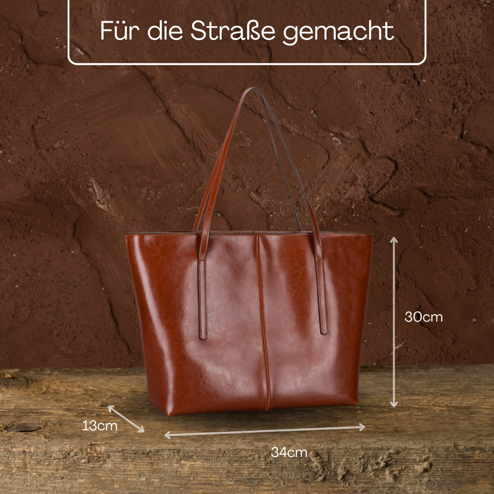 BERK | Shoppertasche aus klassischem Glattleder