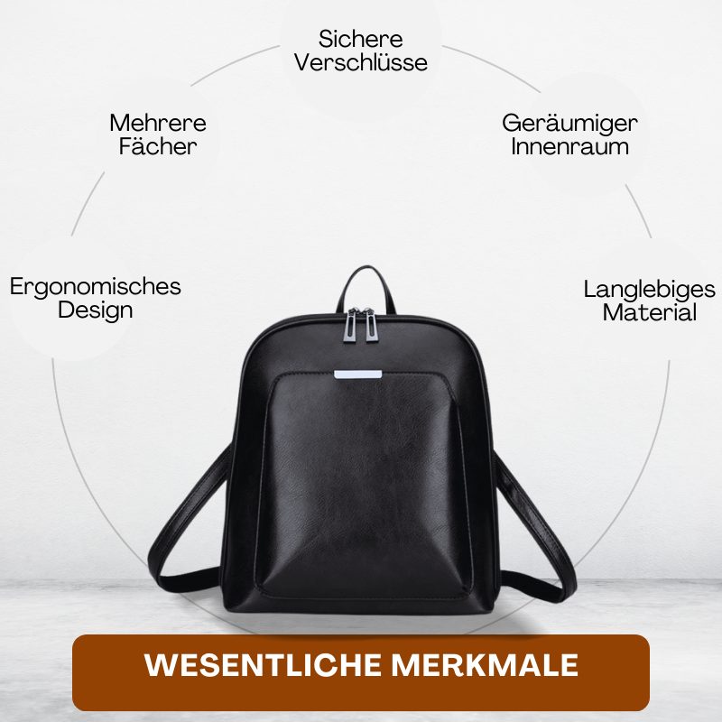 BERK | Klassischer Rucksack mit Doppelreißverschluss