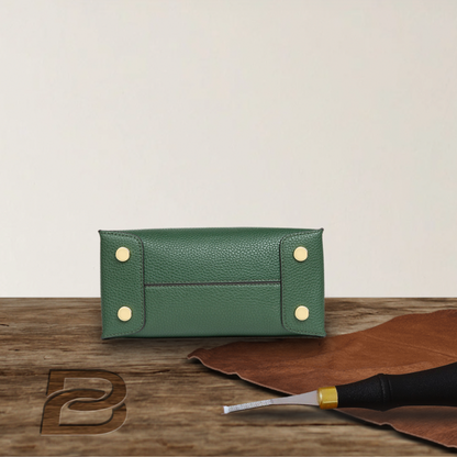BERK | Handtasche aus strukturiertem, gekörntem Leder