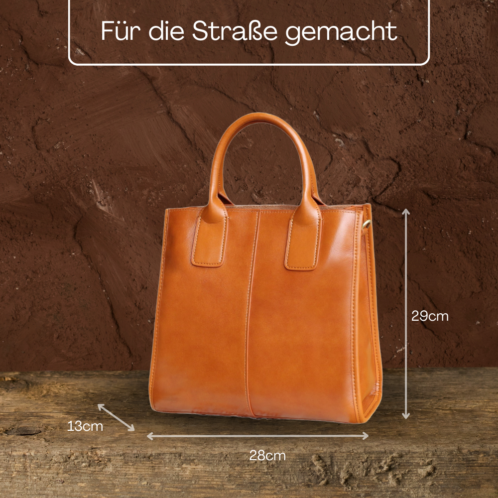 BERK | Klassische Lederhandtasche