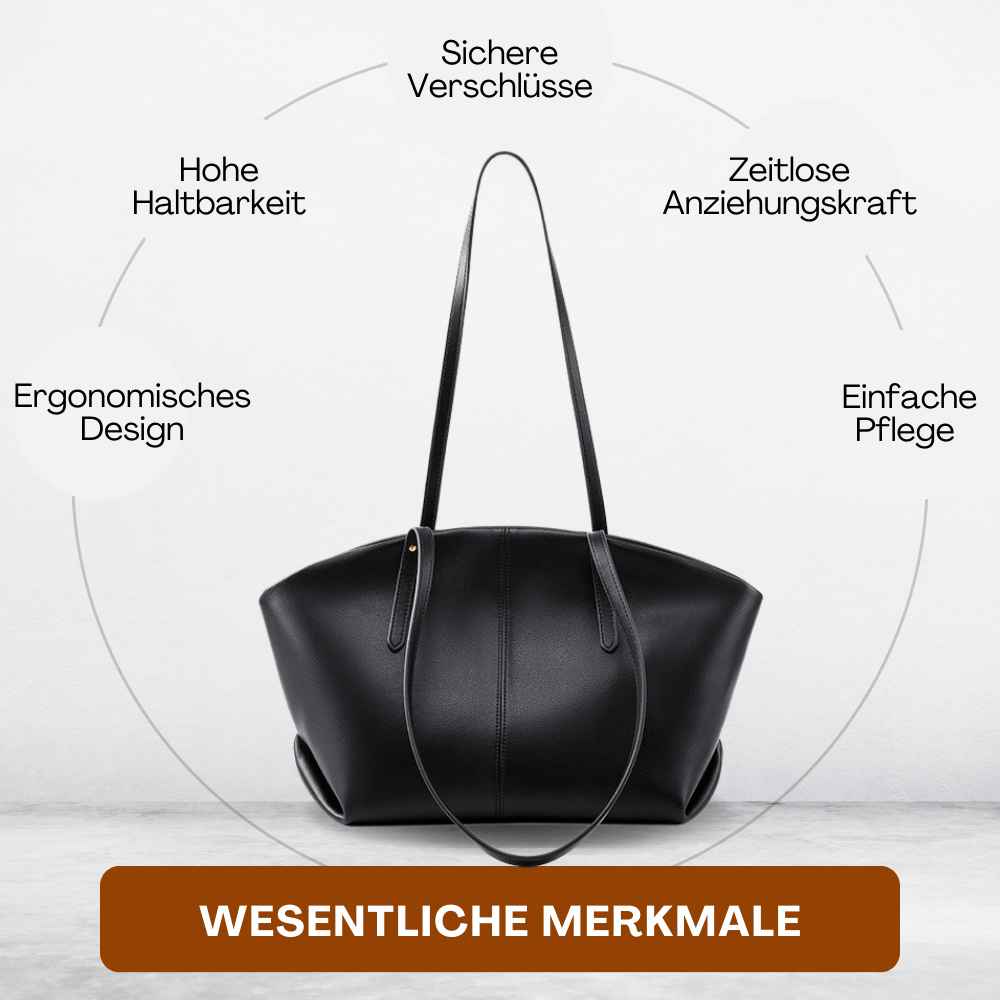 BERK | Elegante und stilvolle Leder-Umhängetasche