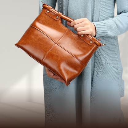 BERK | Echtes Leder Retro-Damen-Messenger-Tasche