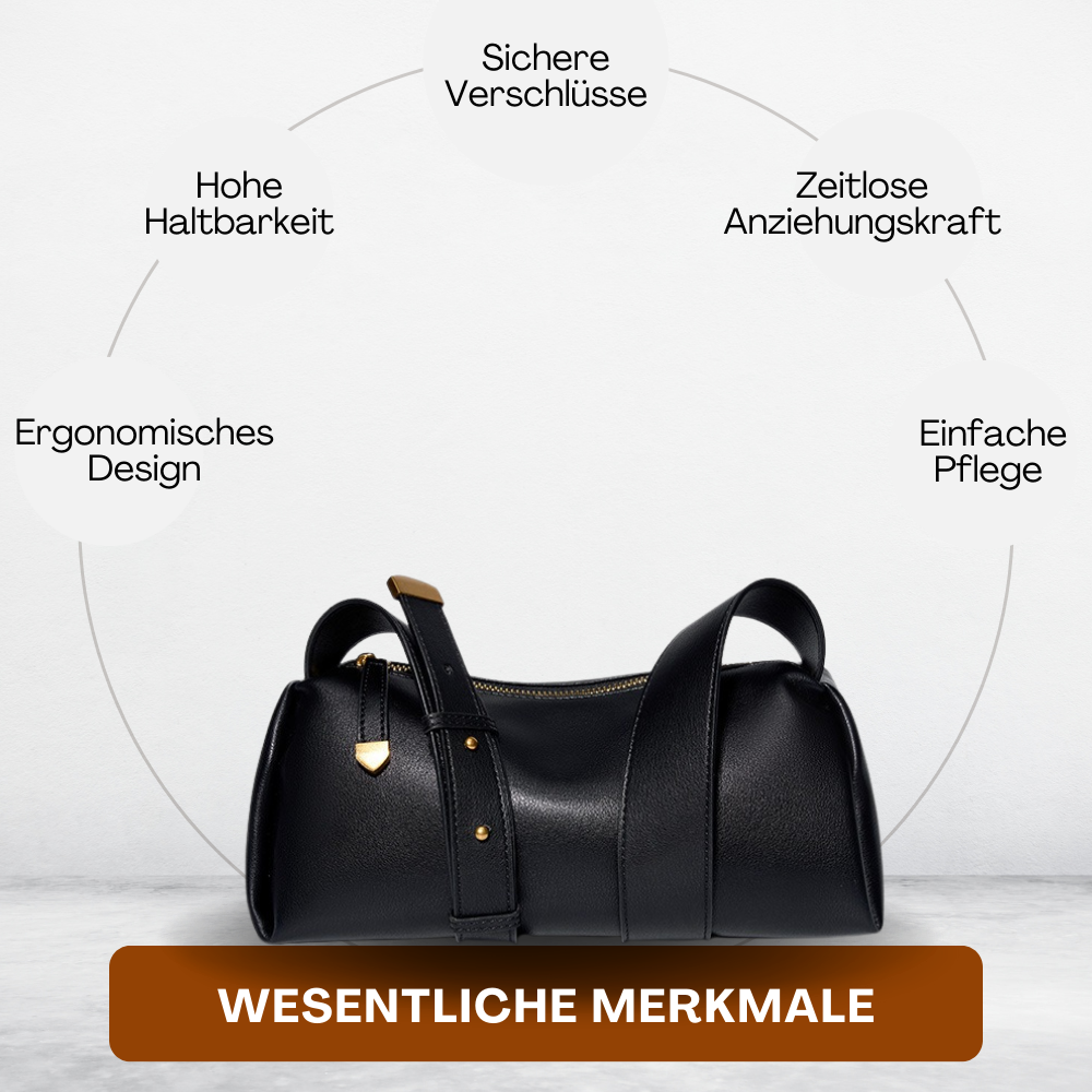 BERK | Baguette Umhängetasche aus echtem Leder