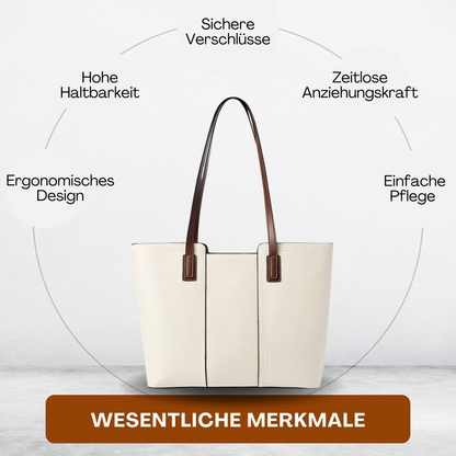 BERK | Shopper Ledertasche mit großem Fassungsvermögen